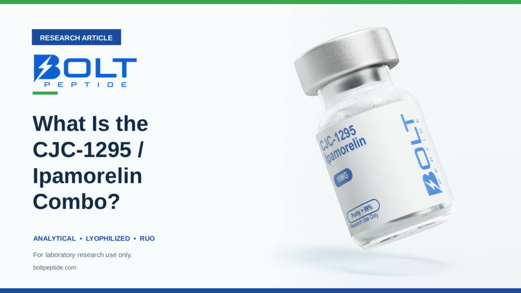 Bolt Peptide What Is the CJC-1295 / Ipamorelin Combo? research article banner