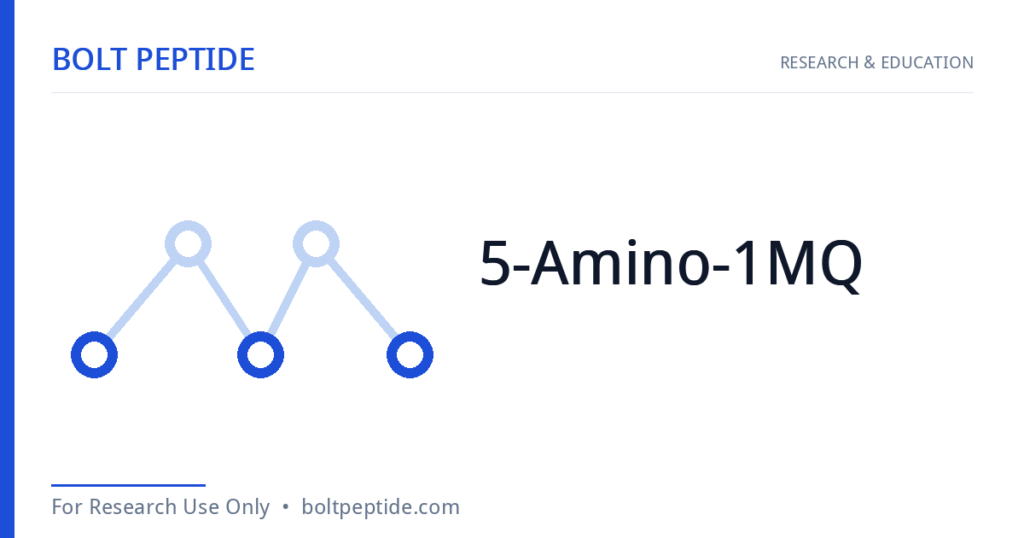 5-Amino-1MQ molecular structure — Bolt Peptide research overview