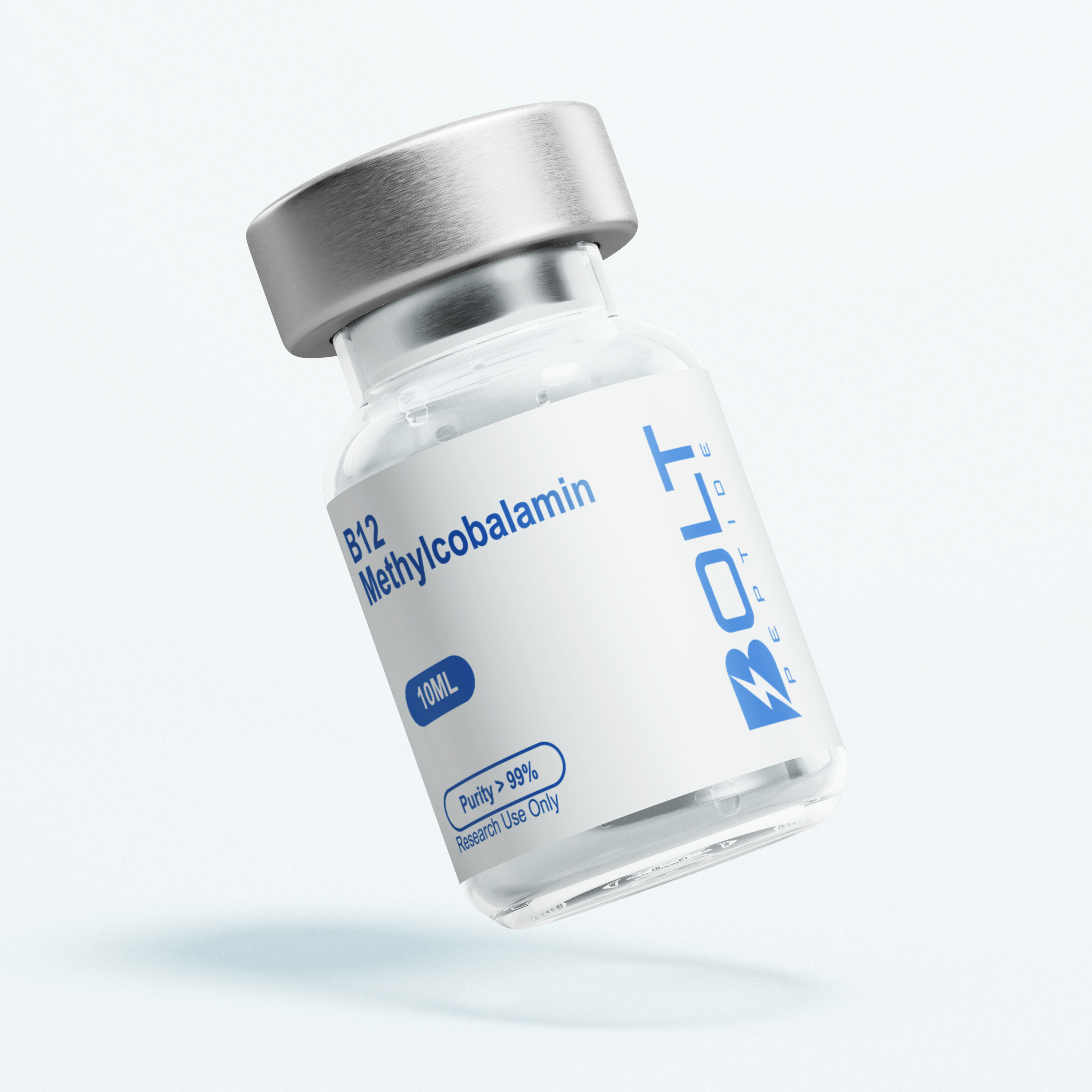 Bolt Peptide B12 (Methylcobalamin) 10ML lyophilized research reagent vial