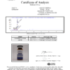 Glutathione Certificate of Analysis (COA) — third-party lab verified