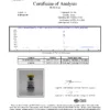 TB Certificate of Analysis (COA) — third-party lab verified